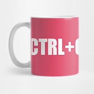 CTRL+C Command Design Gift for Code and  Program Developers Mug